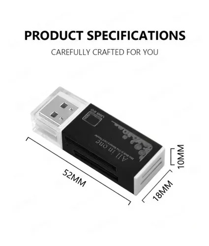 Miniatura 2 de Adaptador Multipuerto Lector De Tarjetas